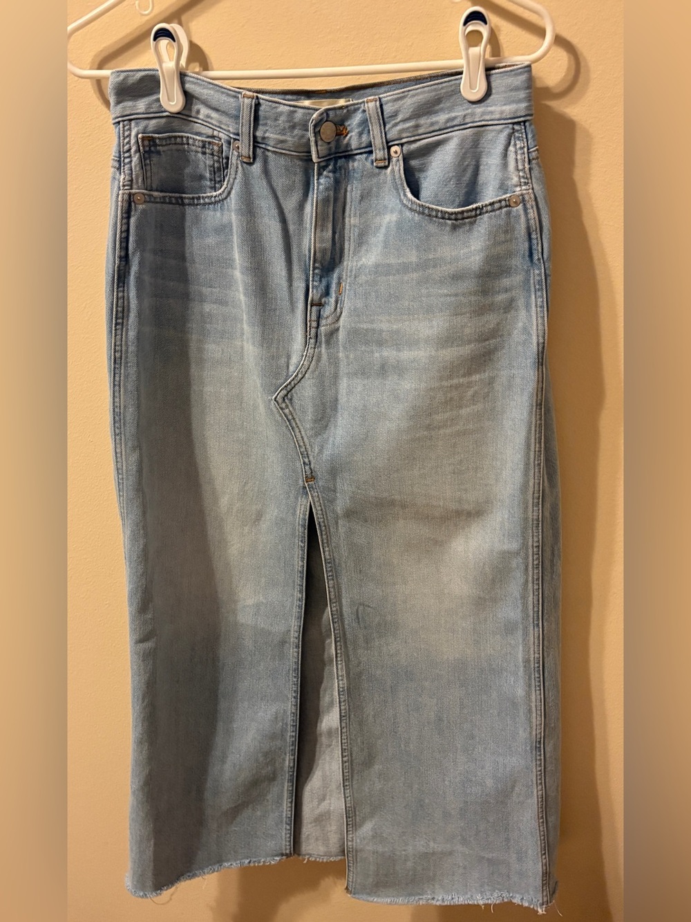 Madewell Maxi Denim Skirt Sz 25